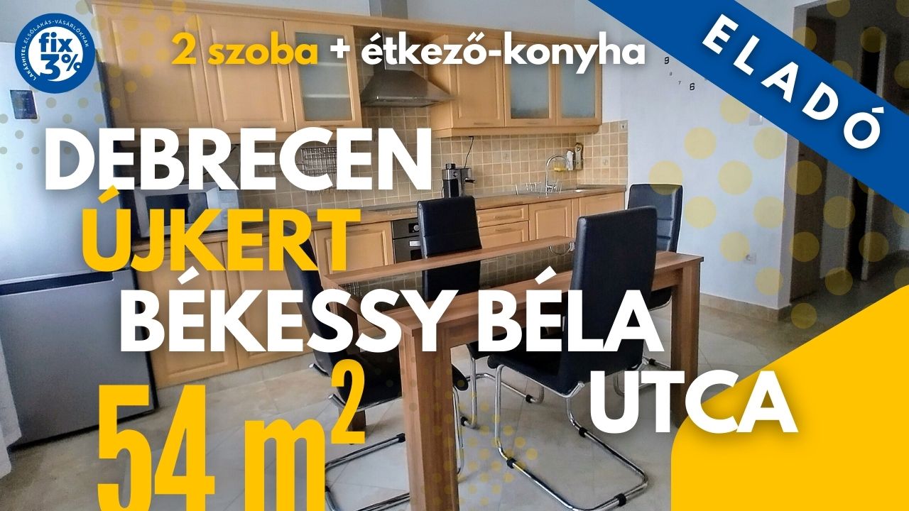 Debrecen újkerti lakás ingatlanfilm – mesés lokáció