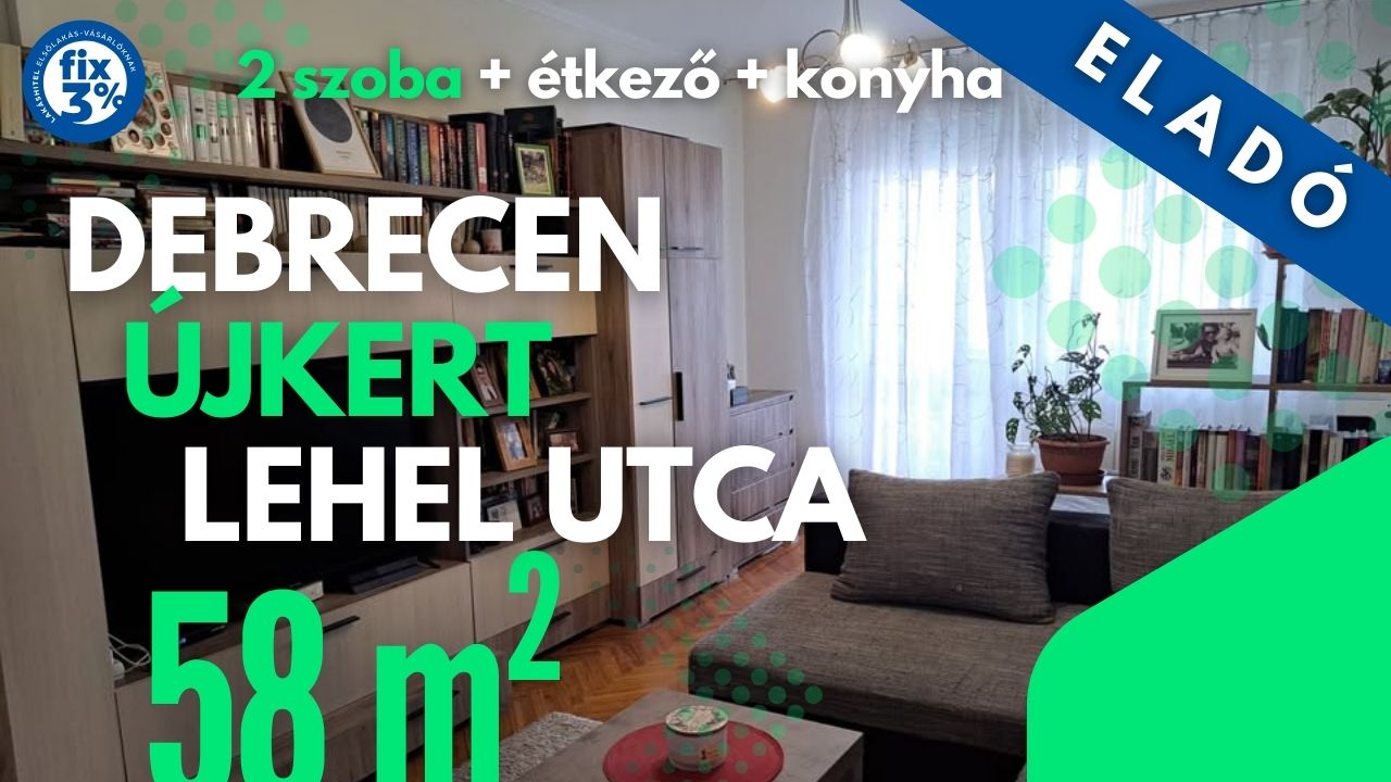 Debrecen újkerti otthonos lakás ingatlanfilm